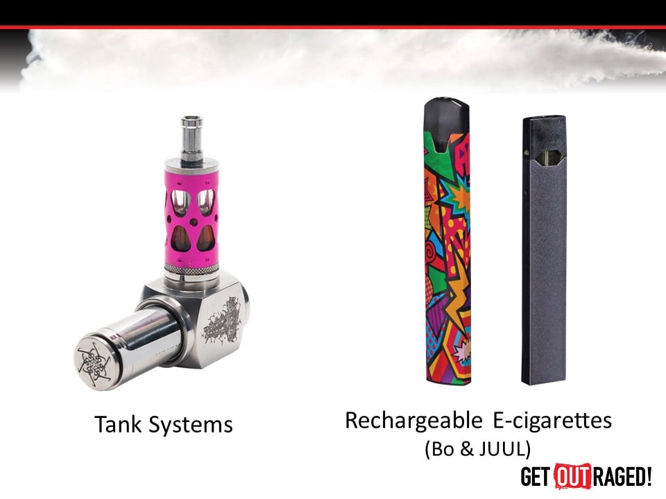 Types of vaping products