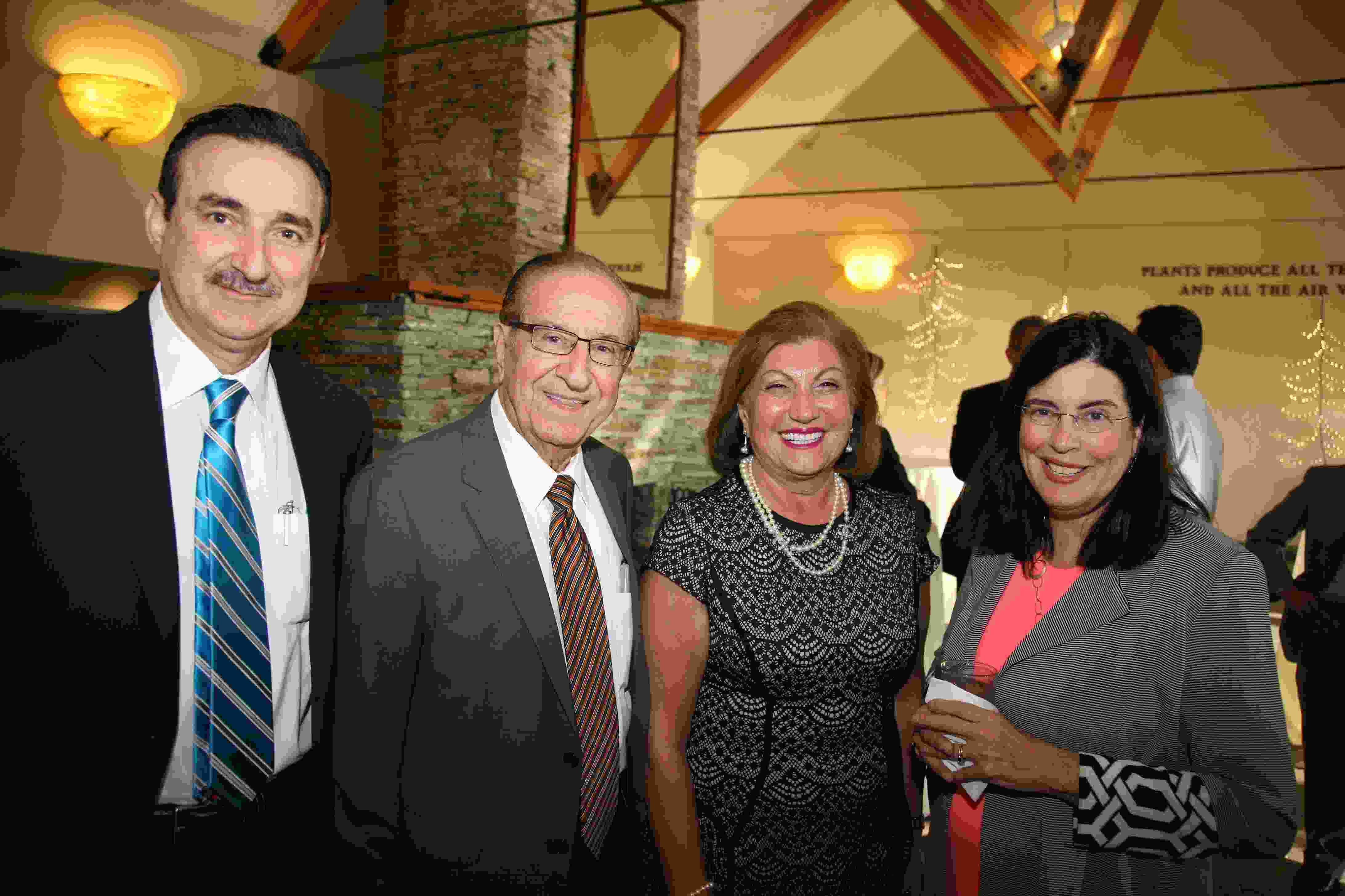 Drs. Andrew Karellas, Jerry Balikian and wife, & Etta Pisano