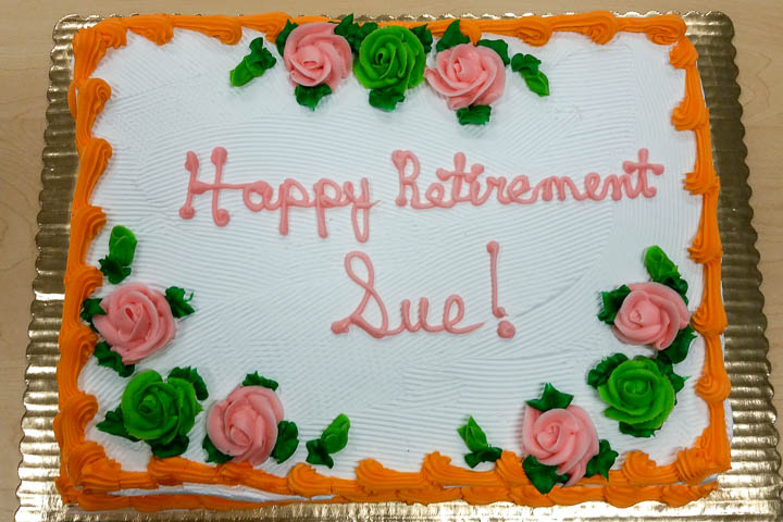 Sue MacMaster, MD - Retirement Cake