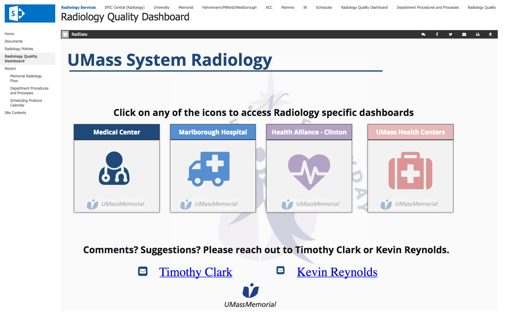 Radiology Quality Dashboard