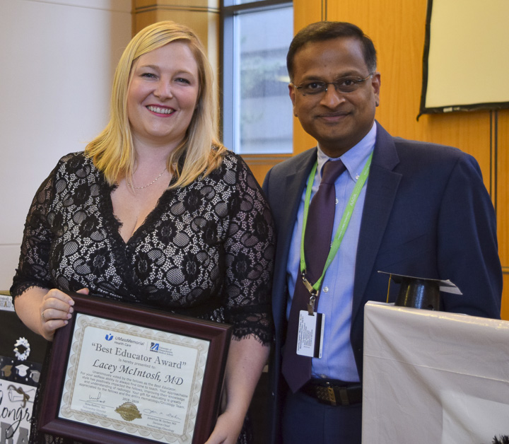Radiologist Lacey McIntosh, DO receives HemOnc Best Educator Award