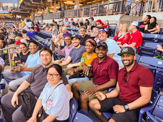 UMass Radiology Residents at WooSox game