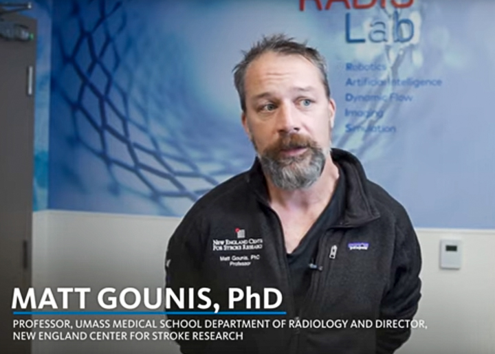 Matthew Gounis, PhD, Professor Radiology UMass Chan Medical School