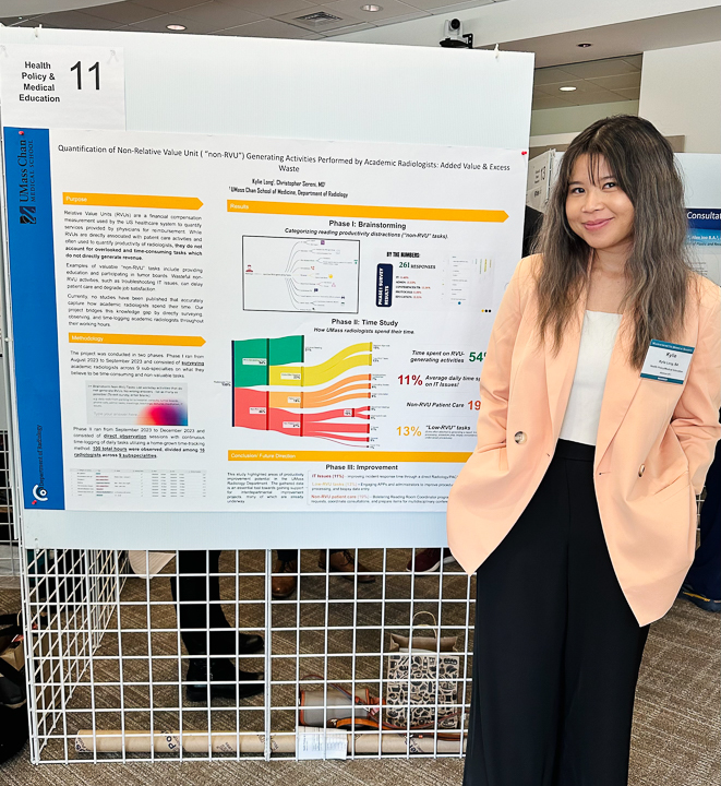 Kylie Long poster session at MMS meeting