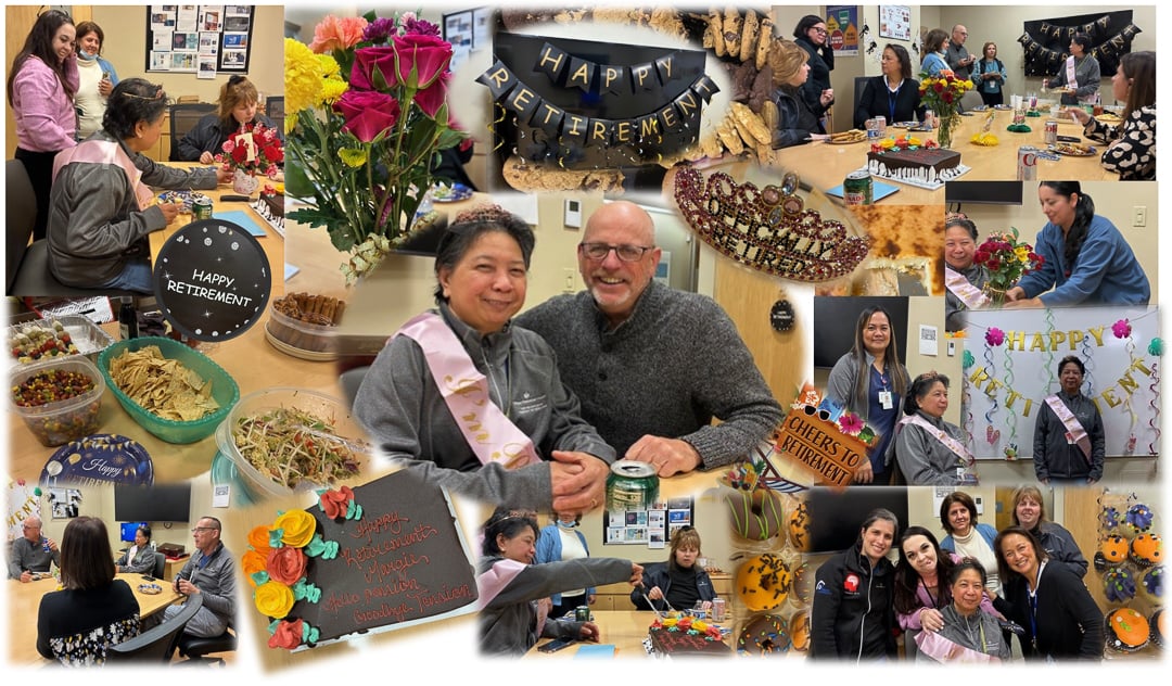 Margie Santiago retirement party