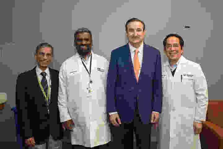 Dr.s Vijayaraghavan, Vedantham, Karellas, and Zheng