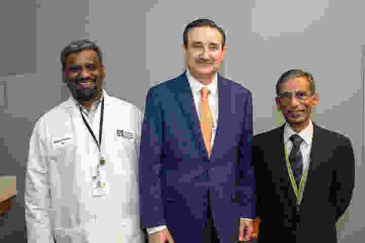 Dr.s Vedantham, Karellas, and Vijayaraghavan