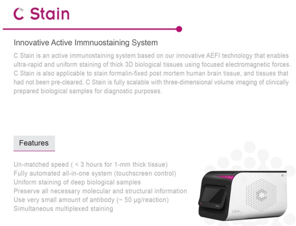 C-stain processing