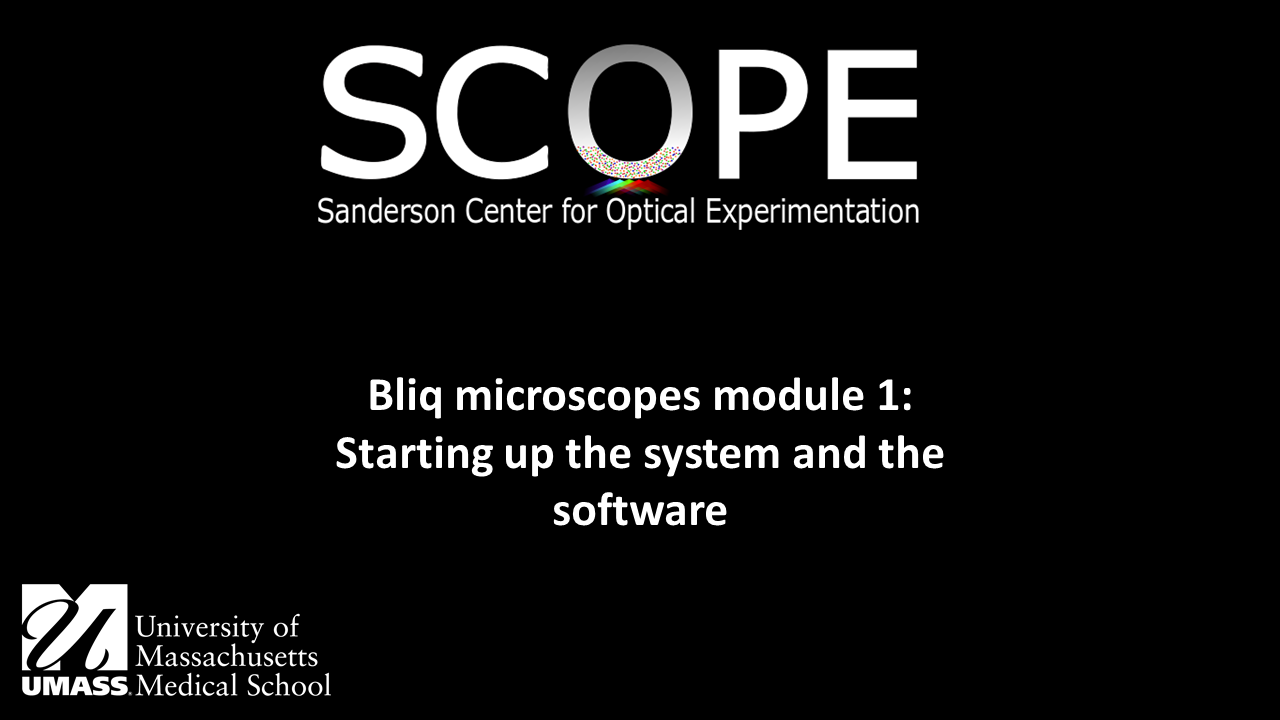 Bliq microscopes module 1