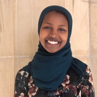 black woman wearing hijab