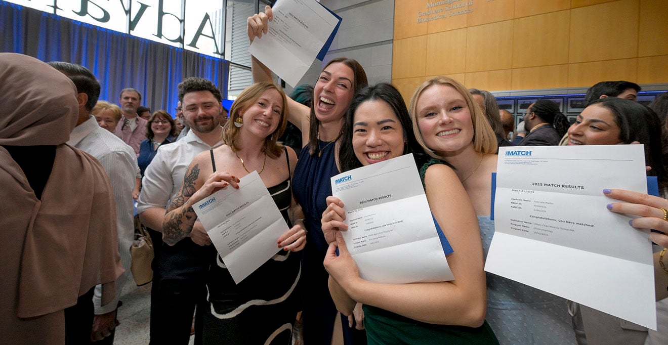 UMass Chan celebrates Match Day 2025 as 140 medical students learn where they will begin their careers