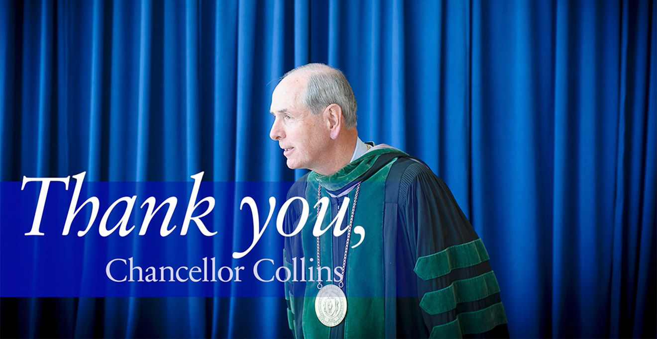 Chancellor Collins presides over his final Commencement, leaving a legacy ‘to be proud of’