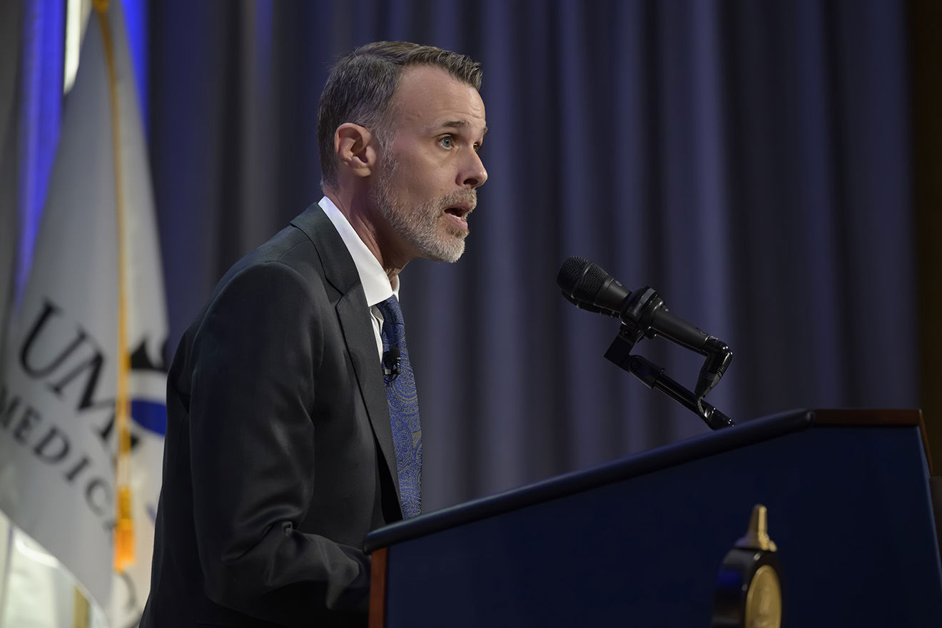 Chancellor McManus charts course for UMass Chan in inaugural address