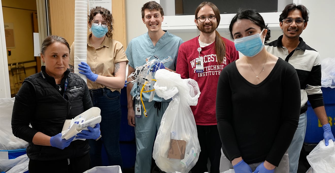 UMass Chan faculty, medical students aim to improve health through reducing hospital waste