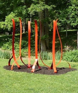 UMass Medical School campus will host a sculptural installation by artist Phil Marshall in the patio area south of the Albert Sherman Center.
