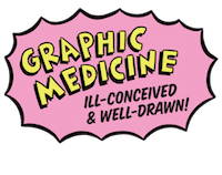 graphic medicine exhibition at Lamar Soutter Library 