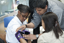 In this 2011 file photo, students from across Massachusetts participate in the MassAHEC HOSA State Leadership Conference at UMMS.