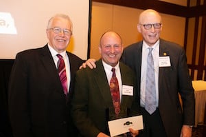Erik Garcia, MD, (center) with Warren Ferguson, MD, (left) and Michael Hirsh, MD