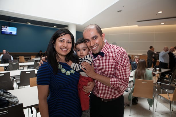 Manassi Chitre (left) and Rabi Upadhyay are taking son Rishi to New York City where they made a couples match, Chitre in pediatrics at Einstein/Jacobi Medical Center and Upadhyay in internal medicine at NYU School of Medicine.