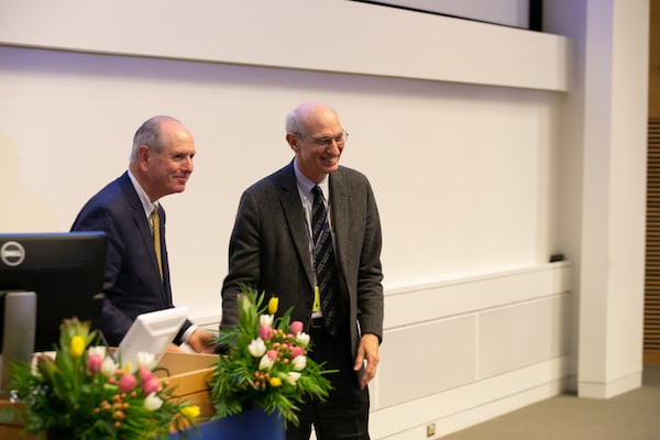 Chancellor Michael Collins and Peter Metz, MD