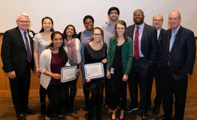 2019 recipients of the 2019 Martin Luther King Jr. Semester of Service Student Awards