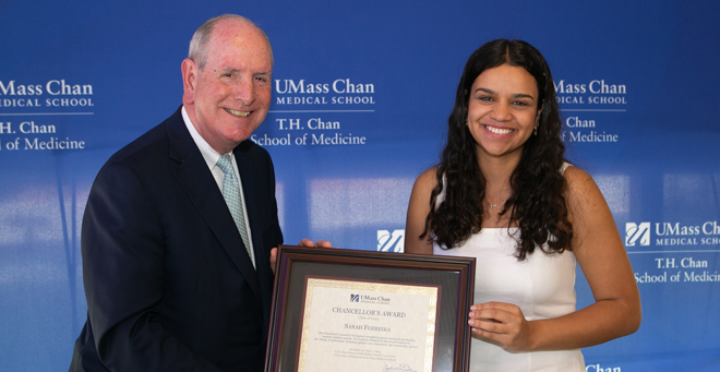 Chancellor's Award receipient Sarah Ferreira