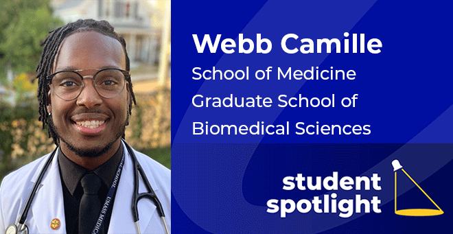 Webb Camille sees research as key to improving health of patients