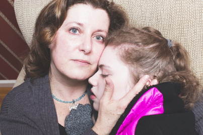 Rett Syndrome Research Trust co-founder Monica Coenraads with her daughter Chelsea