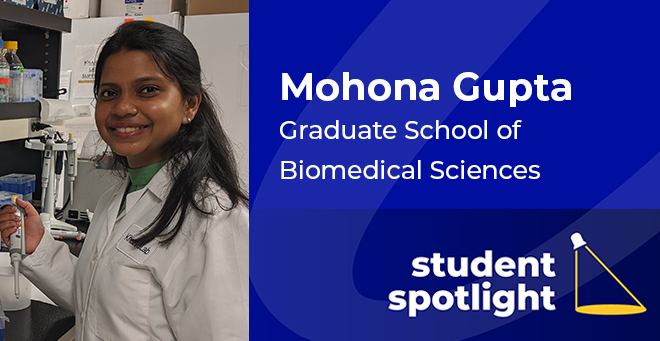 PhD candidate Mohona Gupta seeks answers in retinal degenerative disease