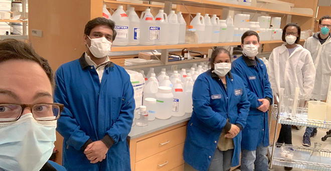 UMass Chan students produce hand sanitizer for nearby hospitals amid COVID-19 pandemic