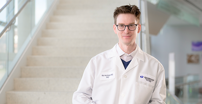 Nils Henninger, MD, PhD’18, associate professor of neurology and psychiatry