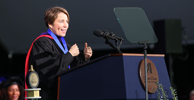 Massachusetts Gov. Healey to UMass Chan grads: ‘We need you now more than ever’