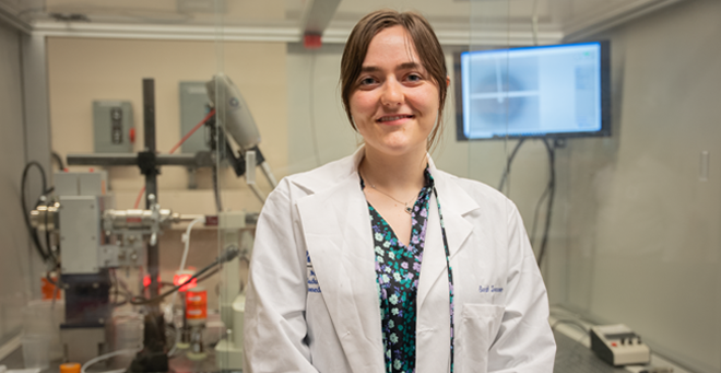 PhD candidate Sarah Zvornicanin