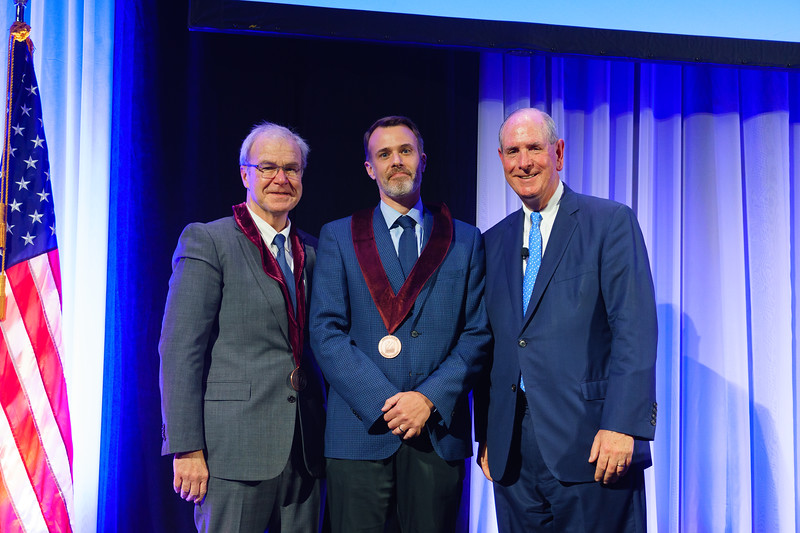 Dean Flotte, David McManus, Chancellor Collins