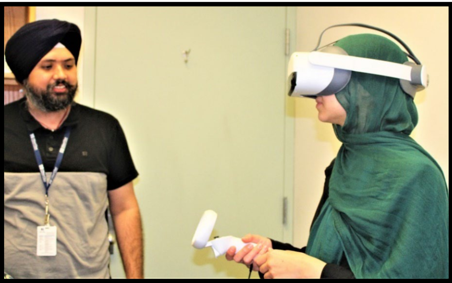 Virtual Reality Headset demonstration