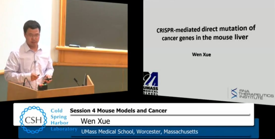 CSHL CRISPR meeting cancer mouse model