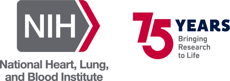  NIH NHLBI logo 75 anniversary 